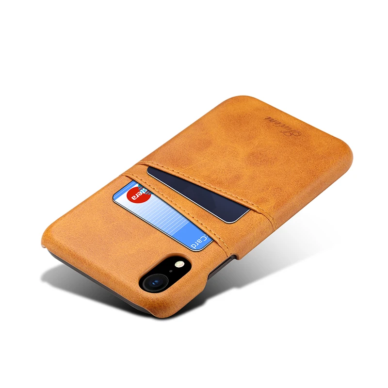 Винтажный кожаный чехол для iPhone X, XR, Xs, Max, ультра тонкий держатель с отделениями для карт, чехол для телефона s, для iPhone 10, 8, 7 Plus, чехол