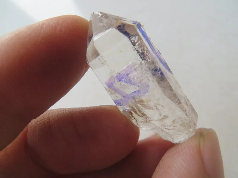 35ct природного кварца Херкимер Алмаз Вт 1 перемещение ENHYDRO Bubble + бесплатная