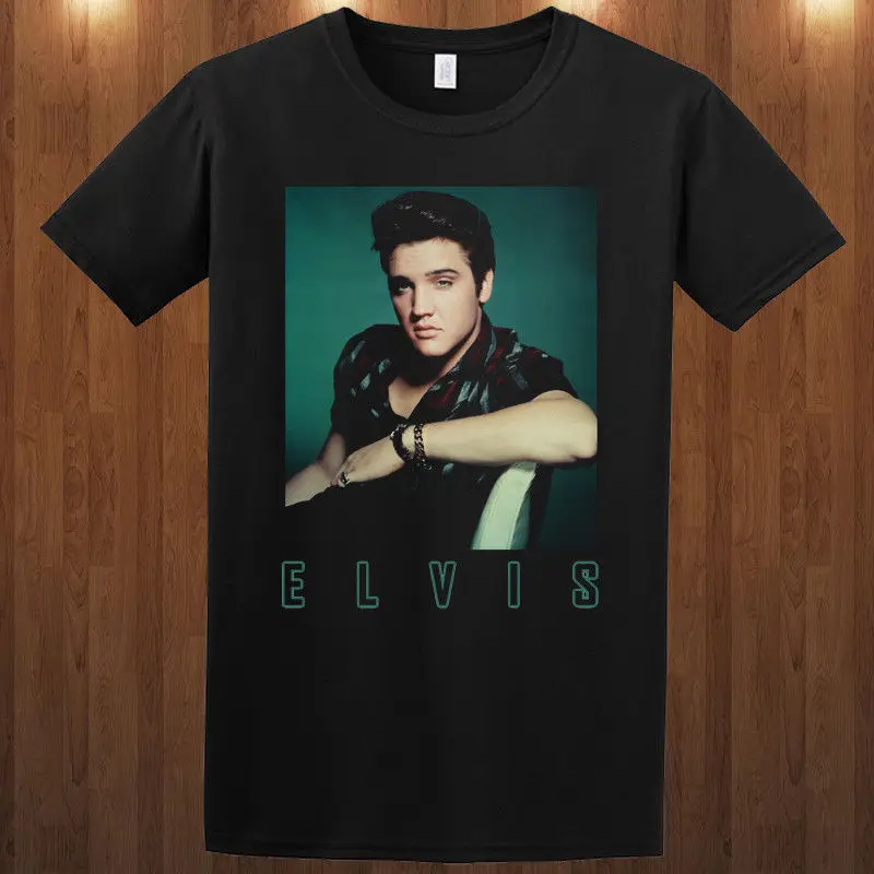 Футболка Elvis Presley рок-н-ролл певец музыкант S M L XL 2-3XL тройник король | Мужская