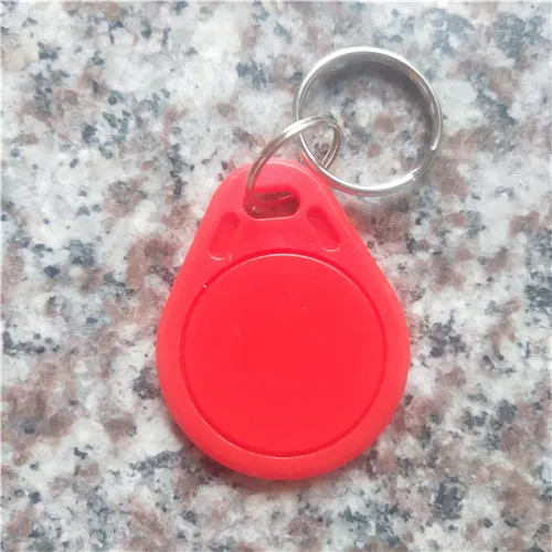 Красный 1 шт CUID UID; запасной RFID Поддержка Android App MCT keytag nfc брелоком с block0 writeable брелок для 1 k s50 13,56 МГц - Цвет: Красный