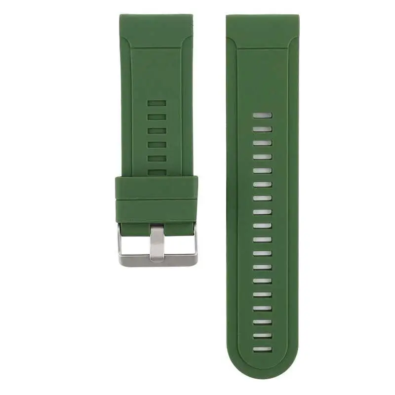 Army Green 26 22 20 мм ремешок для Garmin Fenix 6X6 6S 5 5S Plus 3 3 огнеупорные часы быстросъемные силиконовые легко подходят ремешок на запястье - Цвет: Army Green