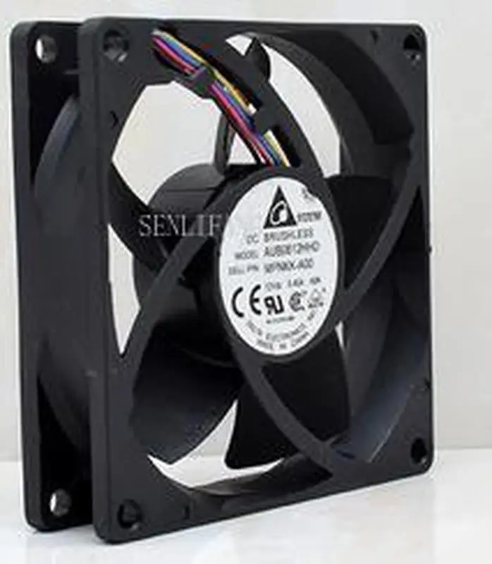

Free shipping The original 8020 AUB0812HHD 12V 0.40A 80*80*20mm 4 line temperature-controlled radiation fan
