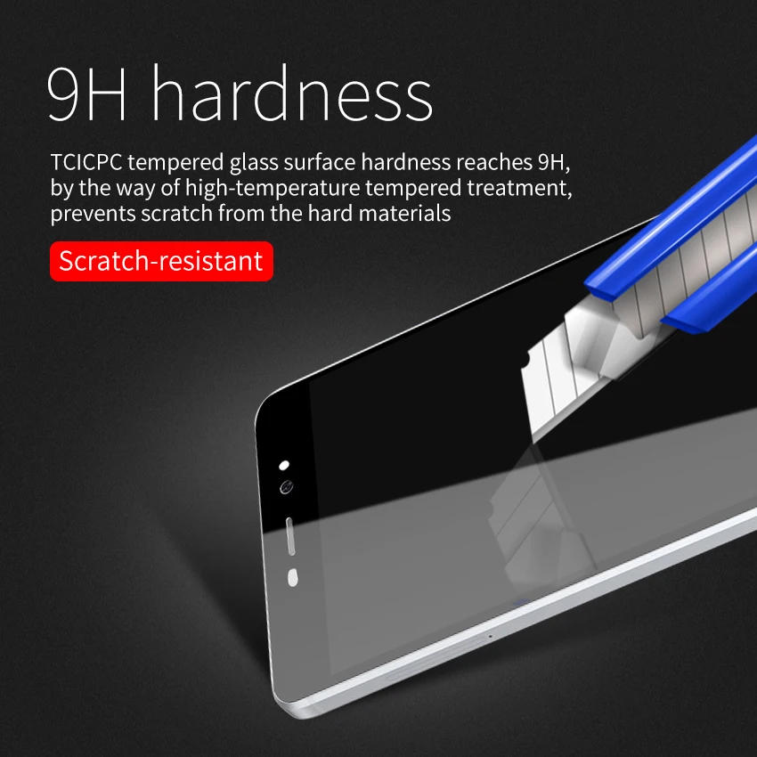 Tcicpc стекло для Xiaomi Redmi 4 Pro закаленное полное покрытие 9 H HD прозрачное Защитное