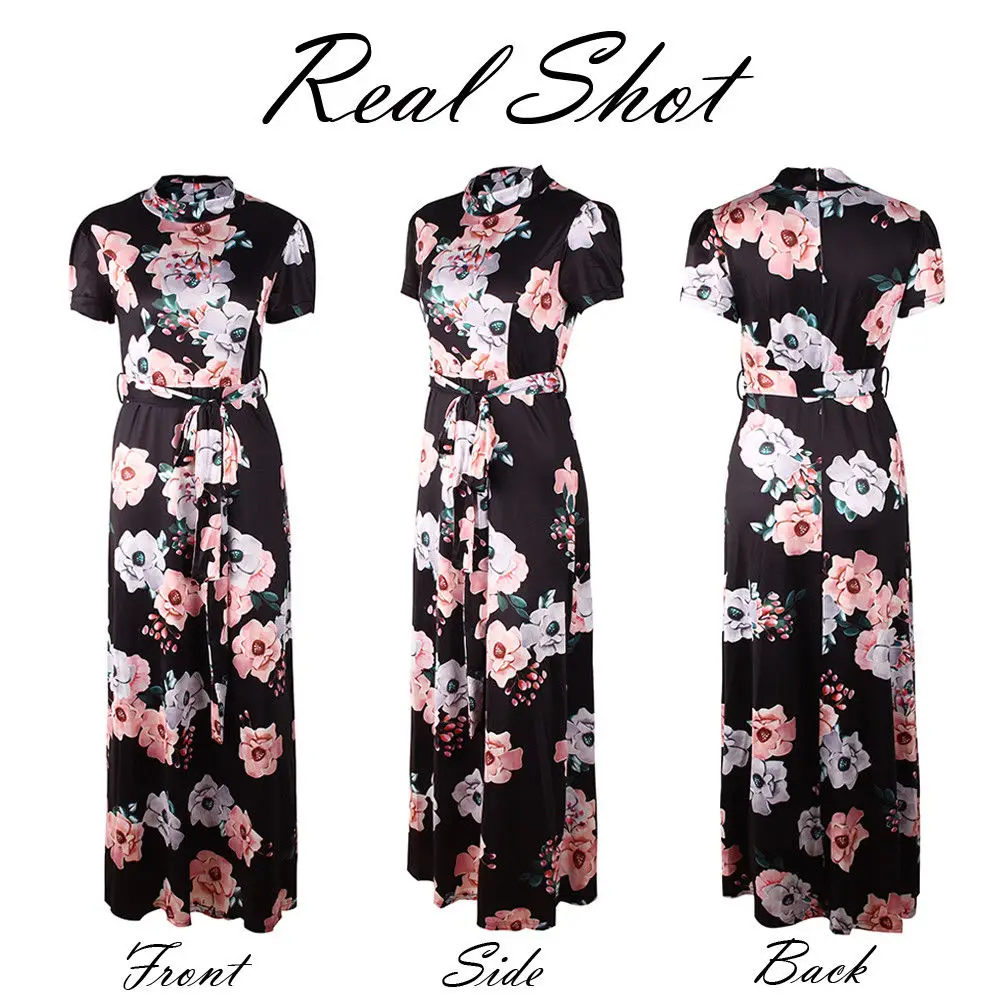 Женское винтажное платье макси в стиле бохо длинное праздничное пляжное сарафан