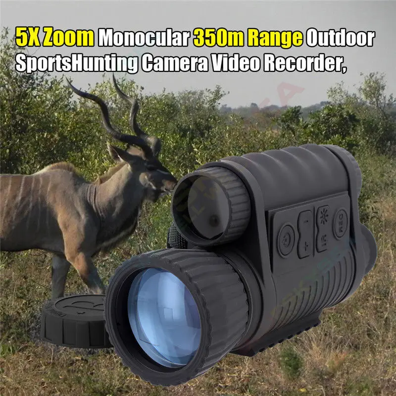 LS 650 6X50 720P 350 м Диапазон Инфракрасный взгляд ночного видения Goggle монокулярное