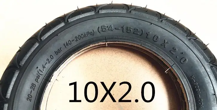 10X2.0 1 шт. 12 1/2x2 1/4 велосипедные шины 10x2,0 12x1,90 12x2,00 шины электрические для скутера балансировочный Ховерборд самобалансирующийся баланс - Цвет: 10X2.0