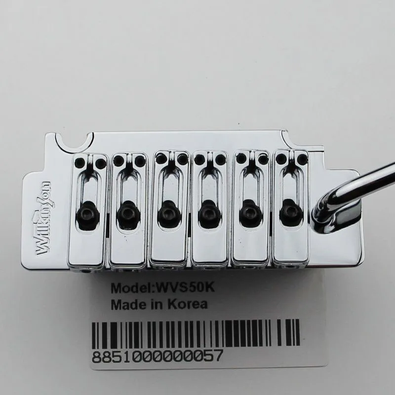 Мост Wilkinson WVS50K Guita Tremolo с подходящими Сатиновыми седлами черного, золотого или хромового цвета