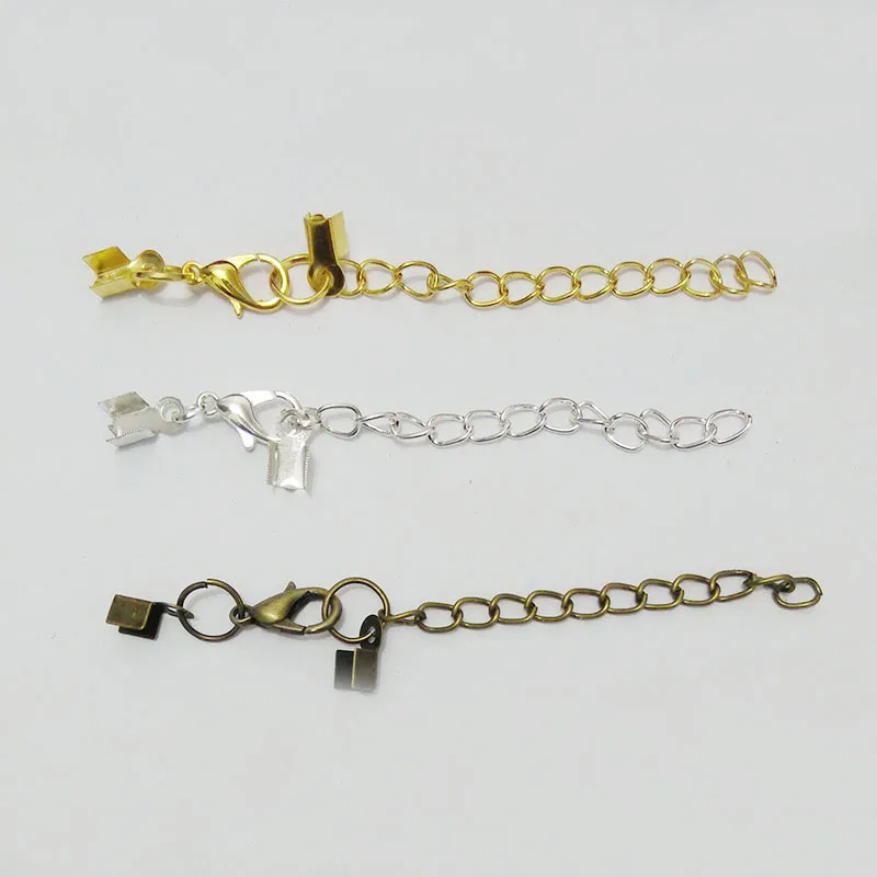 Плоский наконечник шнура обжимные бусины карабины растягивающиеся