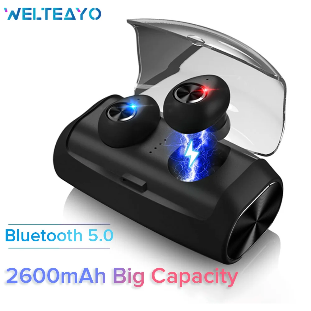 Беспроводные наушники Bluetooth 5 0 TWS стерео мини гарнитура настоящая с микрофоном