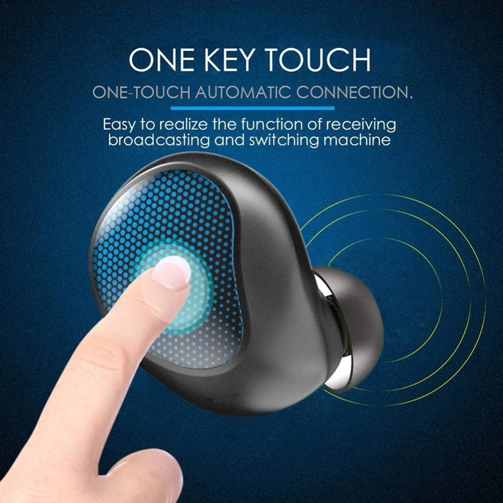 Саго T10 Bluetooth с сенсорным управлением наушников зарядное гнездо одного уха