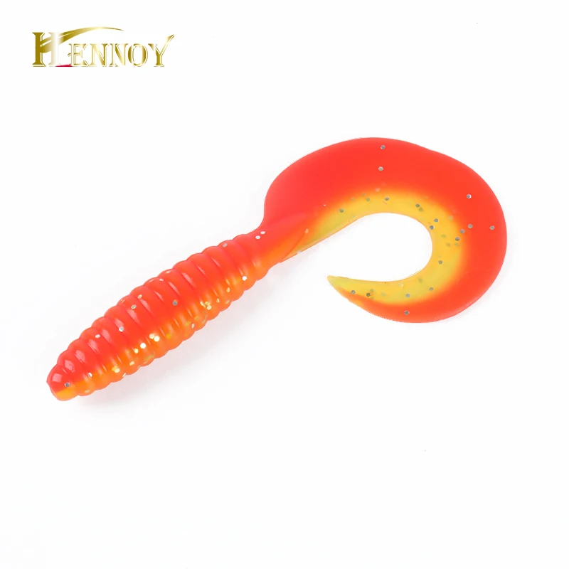 Hennoy 6 шт. мягкие приманки 7 см 3 2 г искусственная рыболовная приманка Shad Peche снасти