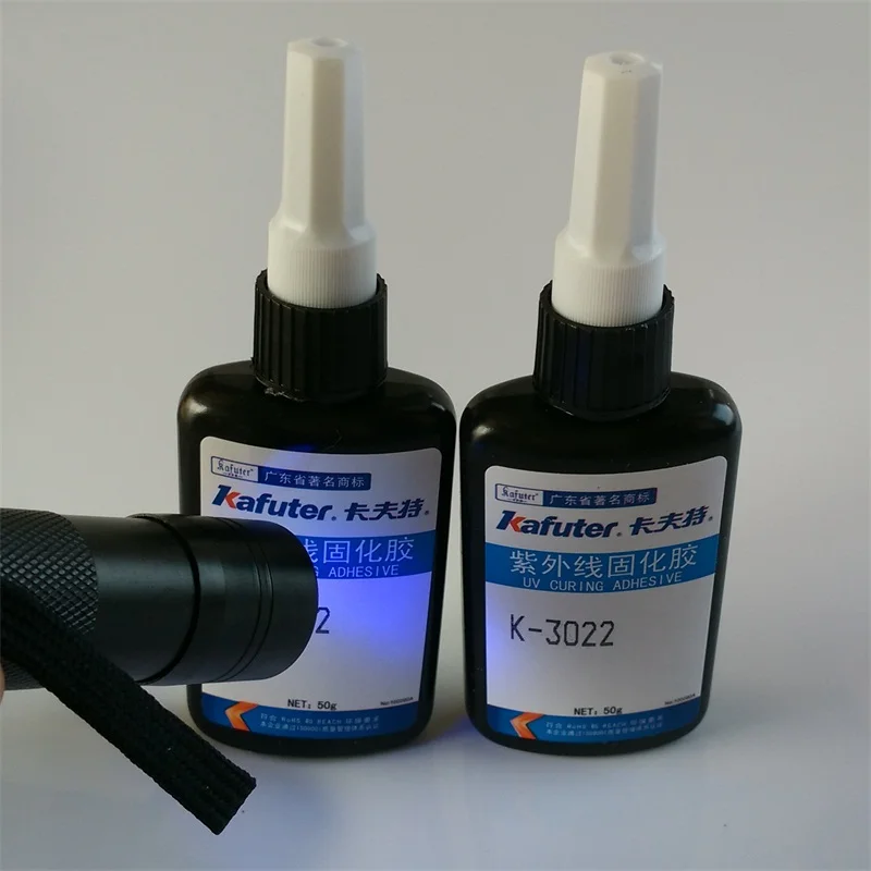 Высокое качество 2 шт 50 г kafuter K 3022 УФ клей + портативный фонарик отверждения PVS ABS