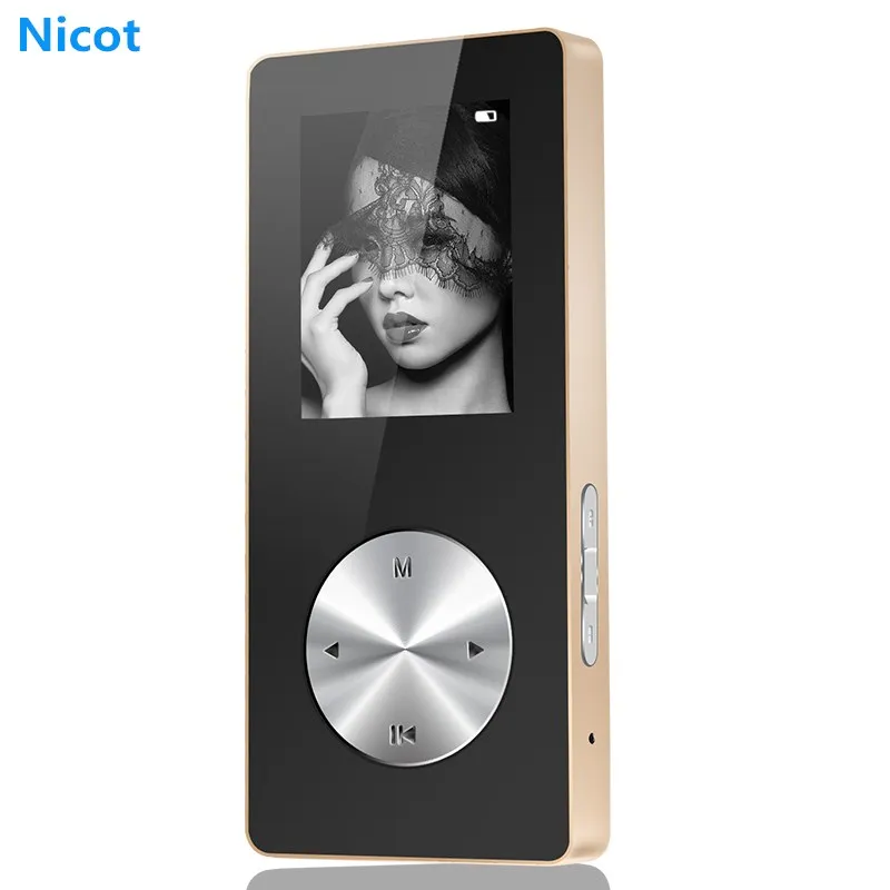 Нико Bluetooth MP4 игрока Полный металла hifi-плеер 16 ГБ 8 4 с громкоговоритель fm-радио TF