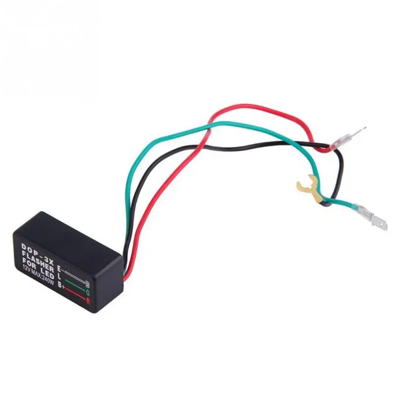 Универсальный 3 контактный светодиодный светильник сигнала поворота мотоцикла