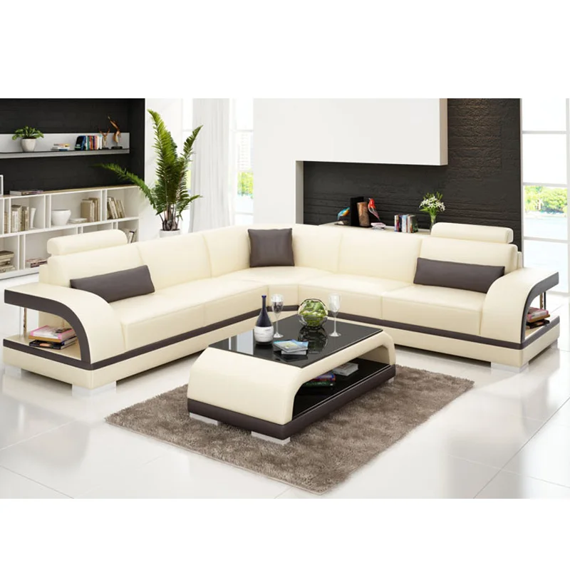 Новое поступление темно-коричневые Номера для дома черный кожаный диван белая