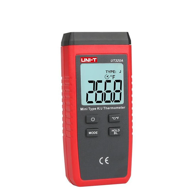 UNI-T UT320A UT320D мини Тип контакта двухканальный K/J измеритель температуры термометр термопара подсветка данные держать