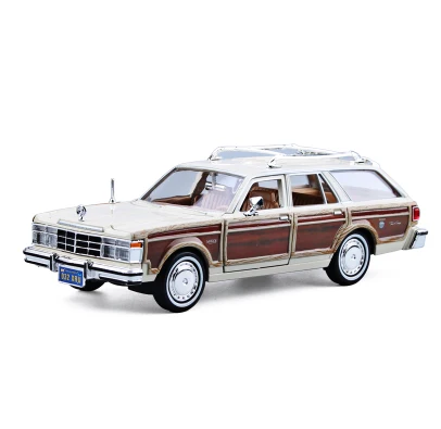 B Высокая симитация 1:24 Масштаб Chrysler LeBaron ретро сплав классический автомобиль металлическая модельная станция вагон игрушки коллекция - Цвет: B
