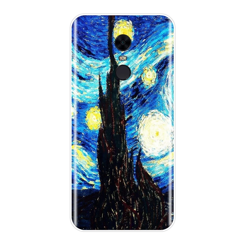 Силиконовый чехол для телефона Van Gogh Pocophone F1 Xiaomi Redmi Note 4 4X 5 5A 6 Pro Prime S2 6A Plus 4A|Бамперы|