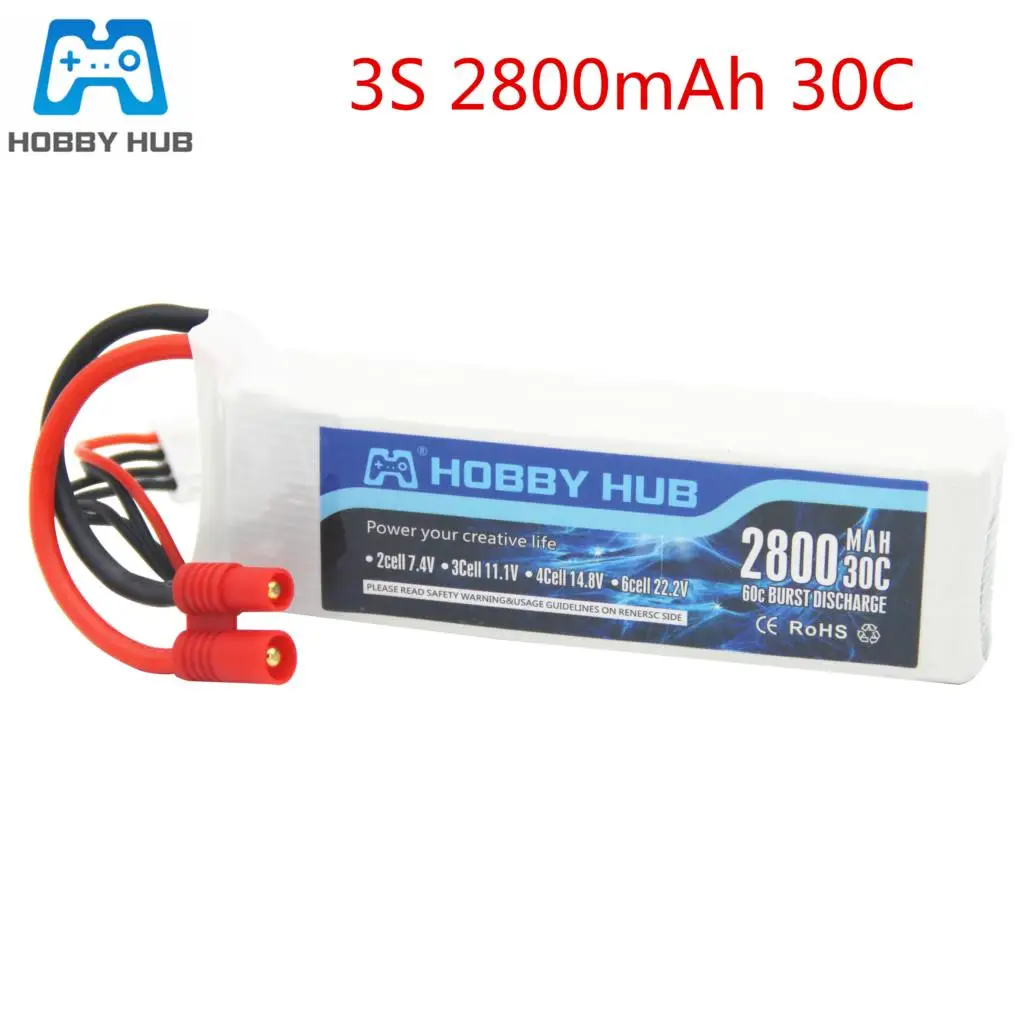 Аккумулятор для квадрокоптера BAYANGTOYS X16, X21, X22, 11,1 В, 2800 мАч