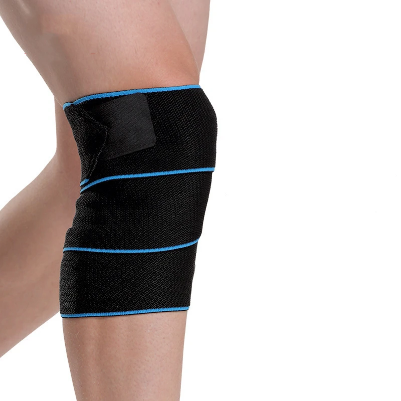 2 шт. эластичные повязки спортивные Нескользящие нейлоновые на колено для