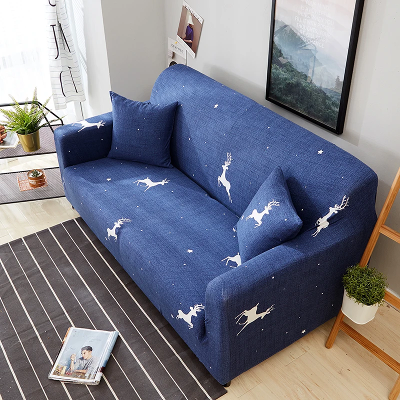 Белый палевый узор чехол стрейч четыре сезона диванных чехлов мебель протектор