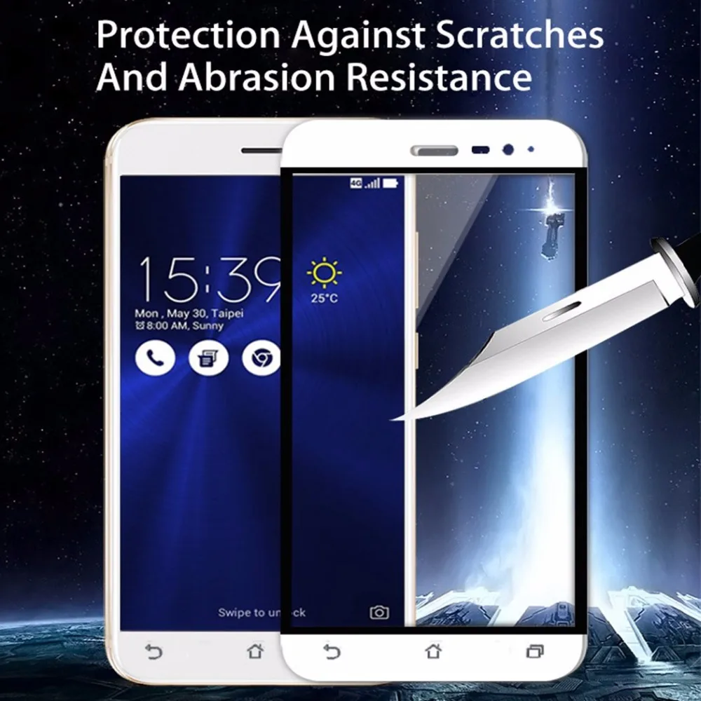 3D закаленное стекло для ASUS Zenfone 3 Lite ZE520KL защитная пленка 5 2&quot|tempered glass|glass forglass tempered