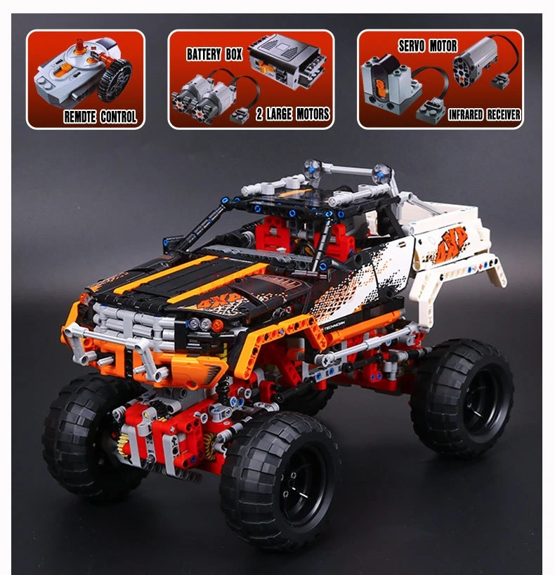 LP 20014 Technic наборы конечной версии четырехколесный привод с дистанционным