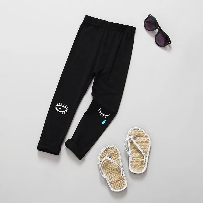 2017 дюймов моды весной новый детская одежда новорожденных девочек дикие леггинсы