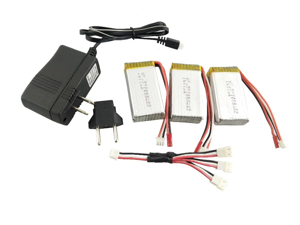 3 шт. 7.4 В 1500 мАч 25c + 1 до Зарядное устройство lipo Батарея WLtoys V913 2.4 г удаленного
