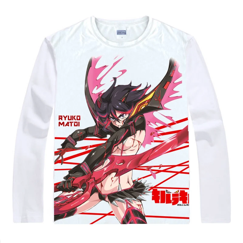 Coolprint японский Футболка с изображением в стиле аниме KILL La футболки мульти стиль