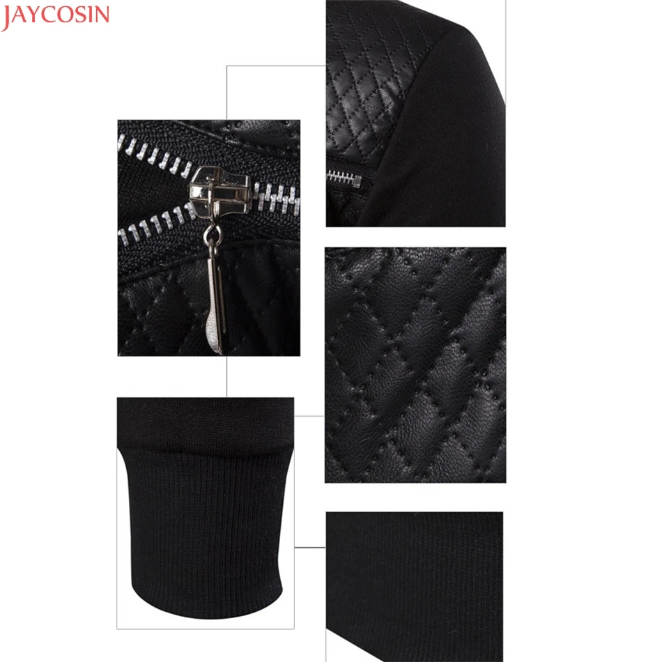 Куртка из искусственной кожи мужская зимняя куртка Мужская теплая