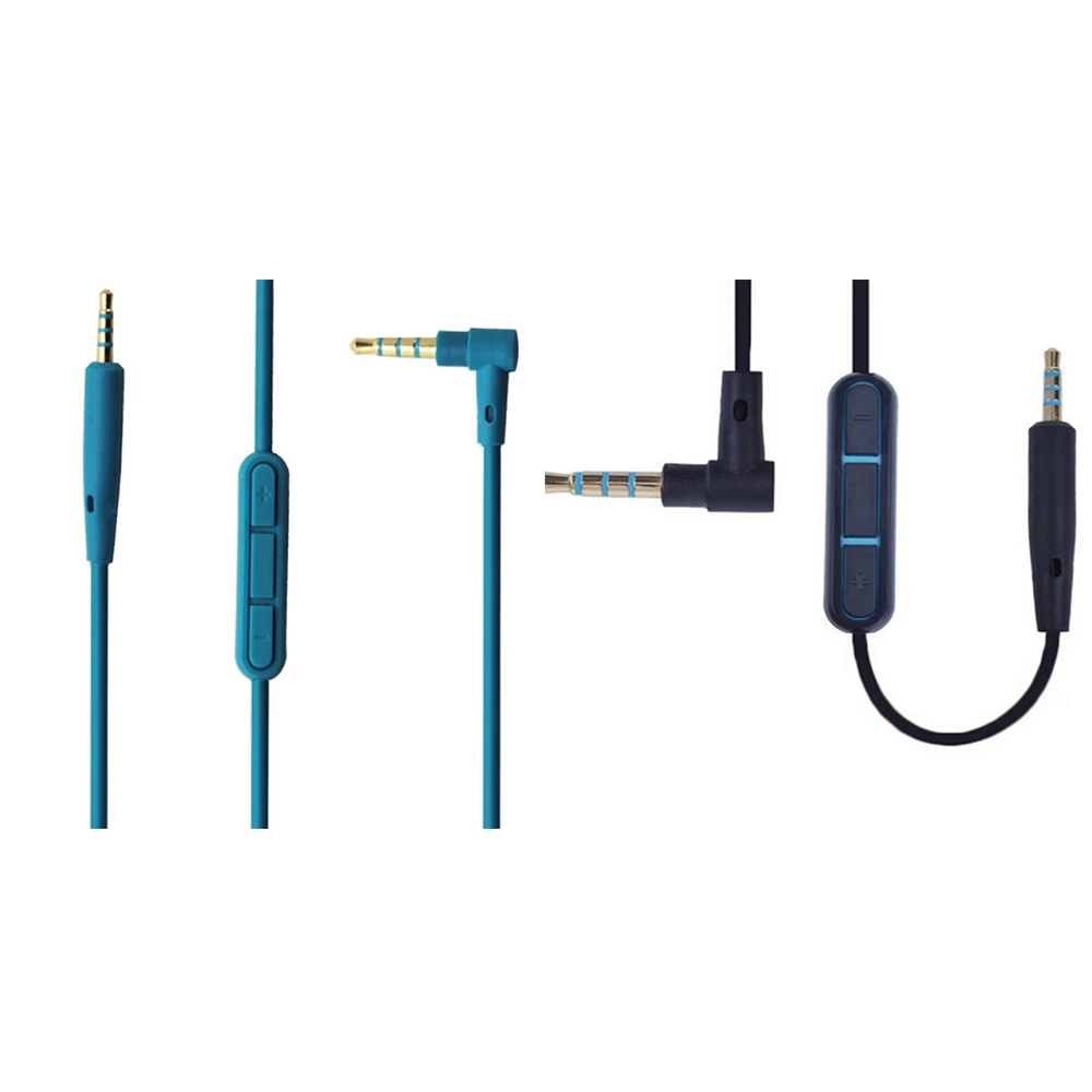 3.5mm to 2.5mm Male to Male Audio Cable Wire with Mic for Bo