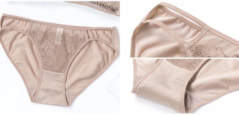 Женский комплект с бюстгальтером пуш ап из мягкого нижнего белья и трусиков