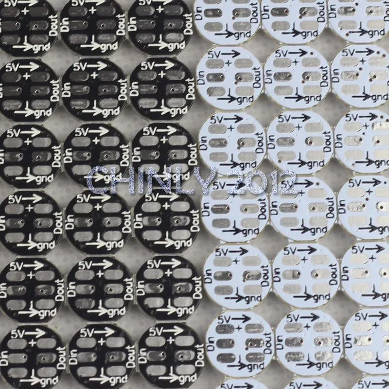 Лучшая цена 10~ 100 шт. WS2812B ws2812 светодиодный чипы 5V с белый/черный PCB радиатора(10 мм* 3 мм) WS2811 IC встроенным SMD 5050 цветная(RGB
