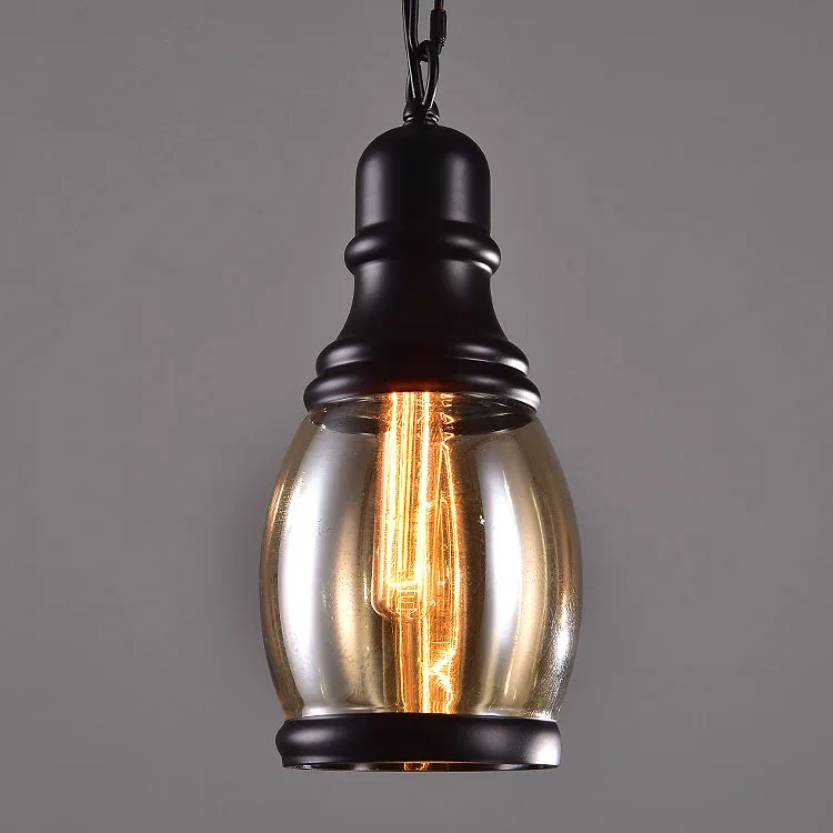 Лофт промышленные подвесные светильники с цепочкой винтажная ручная лампа