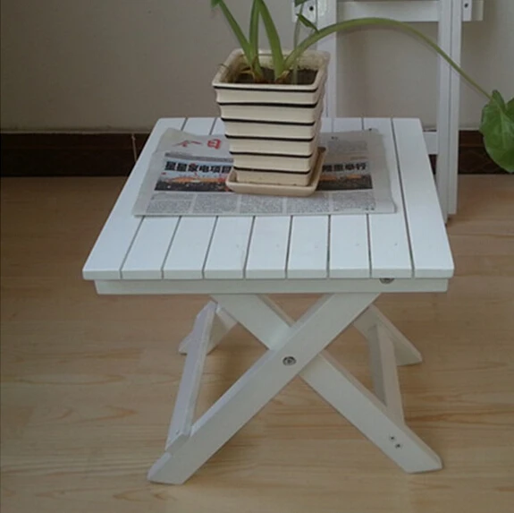 Складные столы из твердой древесины. Маленький белый круглый стол. Компьютерный