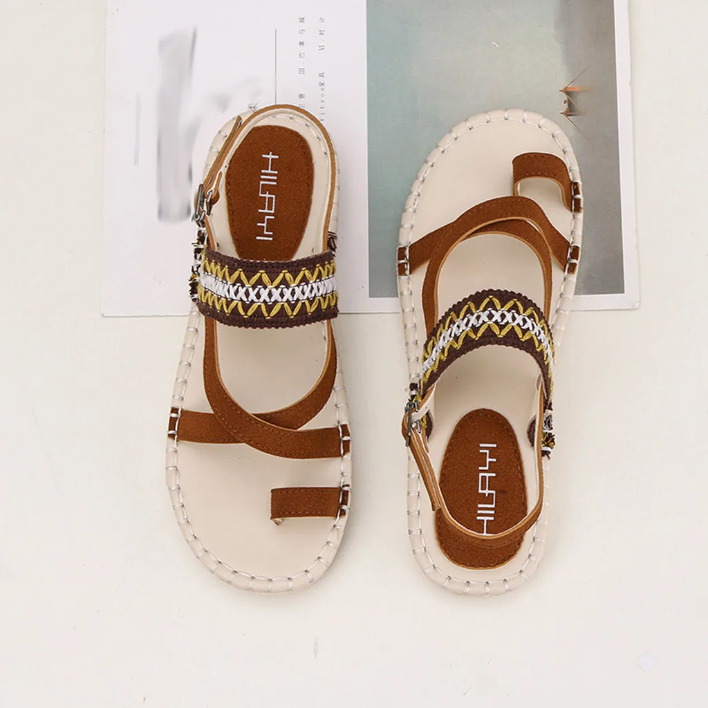Сандалии SAGACE женские в национальном стиле модные босоножки из ткани богемном