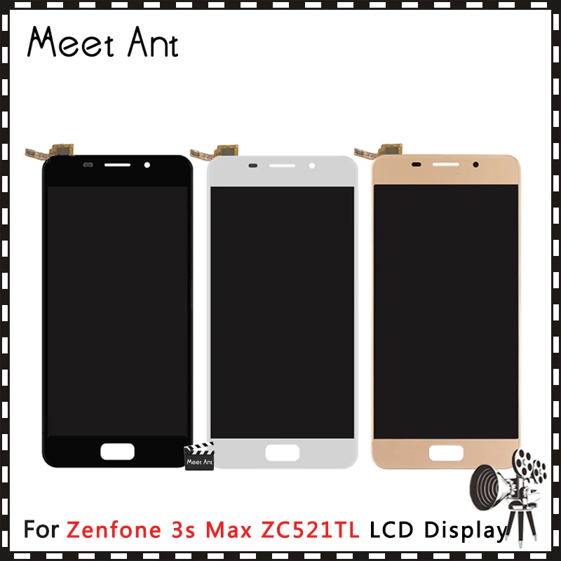 Высококачественный ЖК-экран 5 2 дюйма для ASUS Zenfone 3S Max ZC521TL X00GD с сенсорным экраном и
