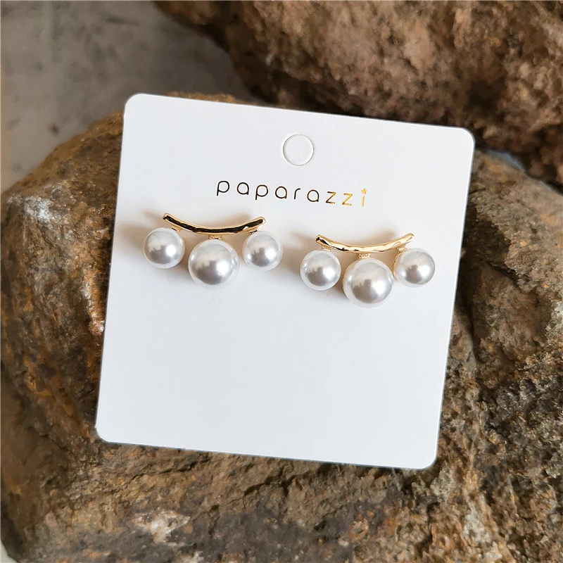 Женские серьги-гвоздики GWACC элегантные серьги из натурального пресноводного