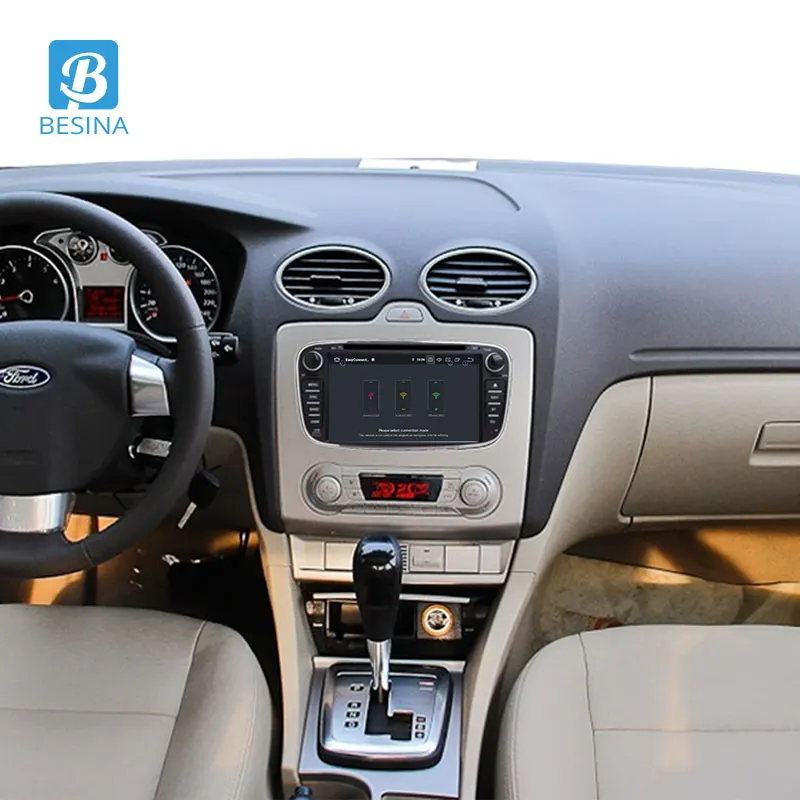 Besina Восьмиядерный Android 10 автомобильный dvd-плеер для FORD Focus S-MAX Mondeo Kuga C-MAX Fiesta WIFI GPS