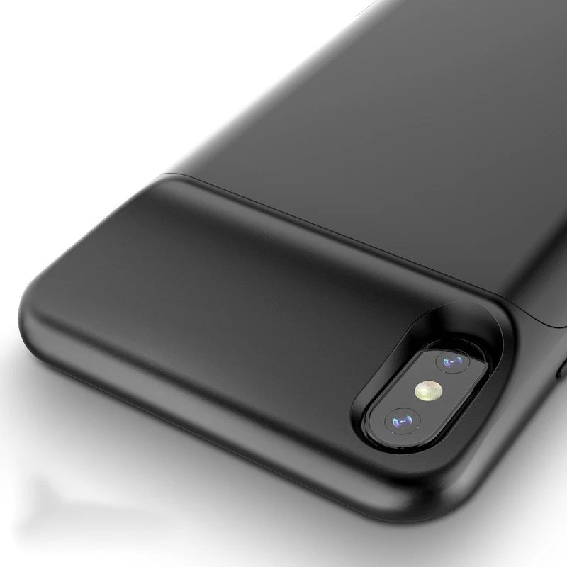 6000 мАч чехол для iPhone XS Max Силиконовый противоударный чехол для зарядного устройства для iPhone XR X XS Внешний чехол для банка питания