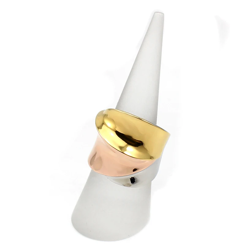 Женское кольцо из нержавеющей стали 3 цвета | Украшения и аксессуары