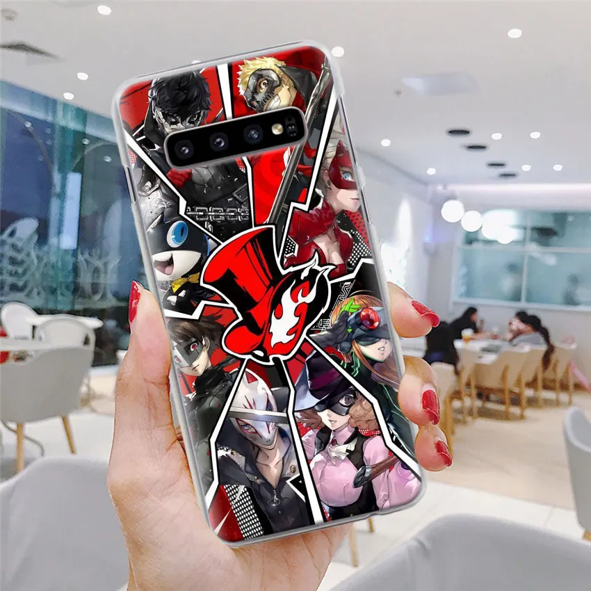 P5 P Persona 5 чехол для телефона для samsung Galaxy S10e S10 плюс S7 S8 S9 Plus, Note 8, 9, 10, плюс S10 5G M20 M30 жесткий чехол Coque