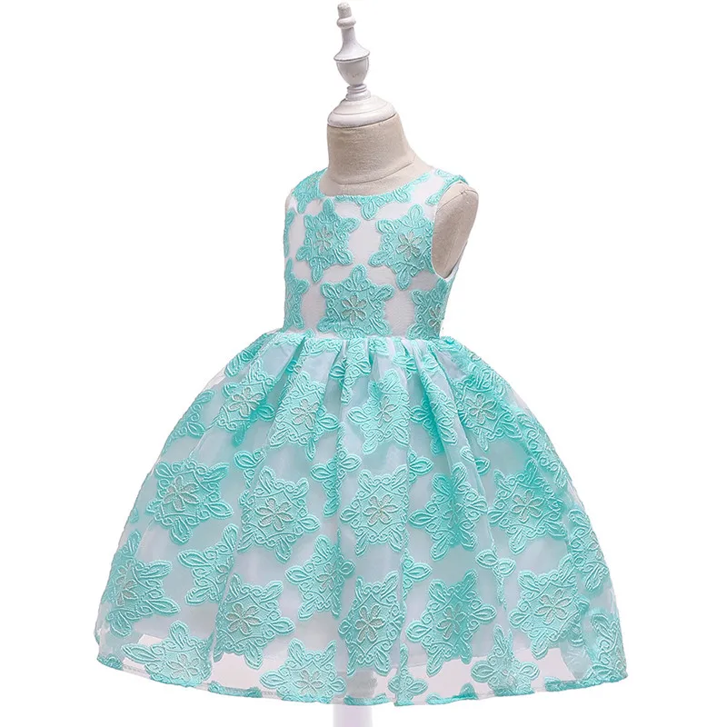 Elegante vestido de princesa para nignas y nignos vestidos de boda para nignas vestido de fiesta para nignas 3 4 5 6 7 8 9 10 de 12 - Цвет: As Picture
