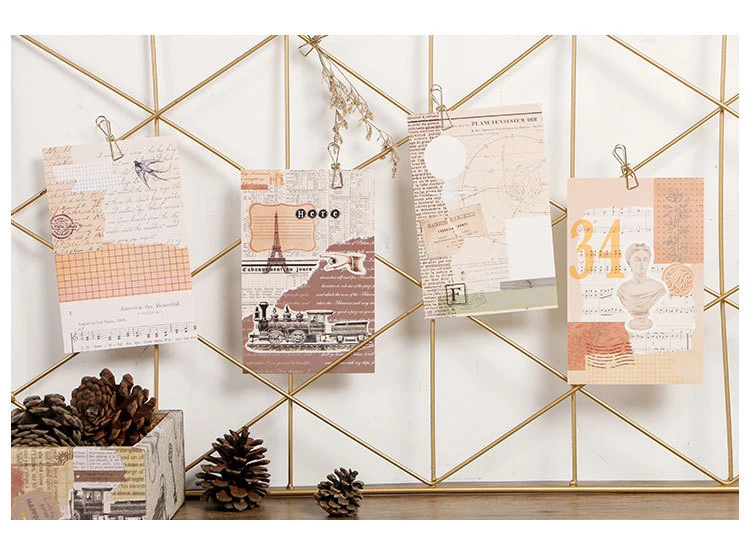 30 шт. Романтика в стиле паровой эпохи многофункциональное для скрапбукинга