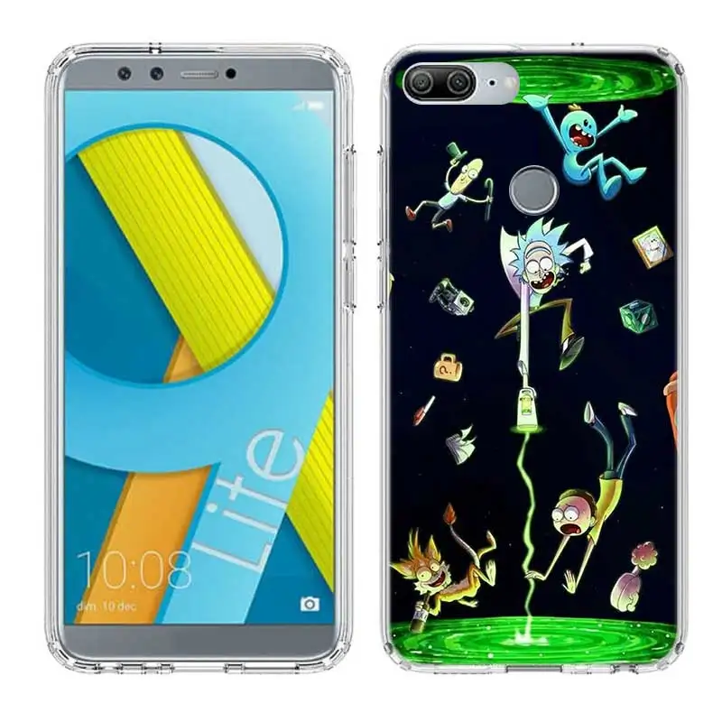 Рик и Морти Fundas силиконовый чехол для телефона для huawei Honor 20 Pro 10 9 lite 8X 8A 20i 8C 8S V20 Y5 Y6 Y7 Y9 крышка