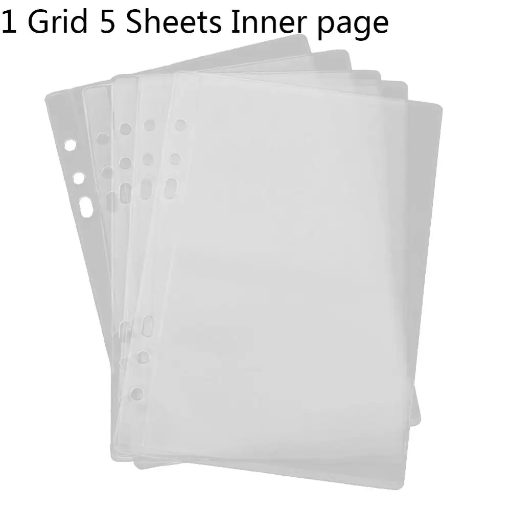 5sheets 1 Grid Режущие штампы чехол для хранения книги Органайзер внутренняя страница DIY Скрапбукинг штампы резчик Трафарет Шаблон коллекции книг - Цвет: 5sheets 1 Grid
