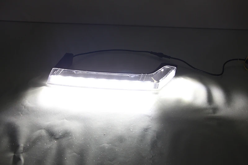 Автомобильные мигающие светодиодные дневные ходовые огни для Jeep Wrangler 2009 2010 2011 2012