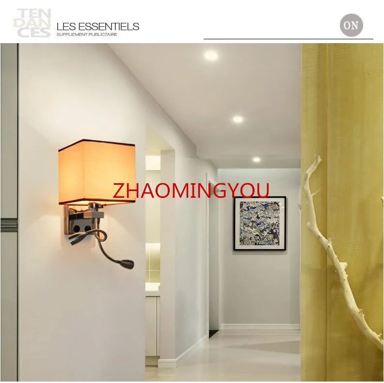 Светильник Светодиодный настенный из ткани и железа 10 шт.|iron wall lamp|wall lampreading lights