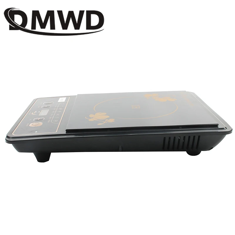 DMWD 110V электрическая Магнитная индукционная плита, водонепроницаемый горячий горшок, печь, кухонная плита, нагреватель, варочная панель 2000W